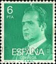 Spain 1977 Don Juan Carlos I 6 PTA Green Edifil 2392. Uploaded by Mike-Bell